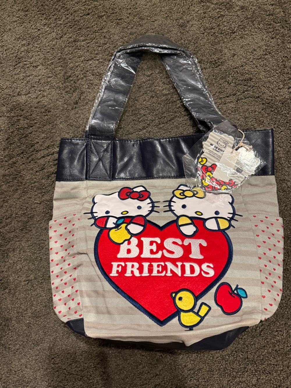 Hello Kitty Navy and Red 'Best Friends' Tote